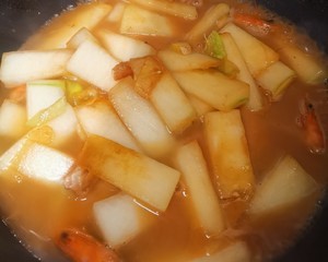 冬瓜炖大虾做法