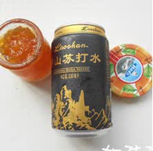 橙香梅味苏打水