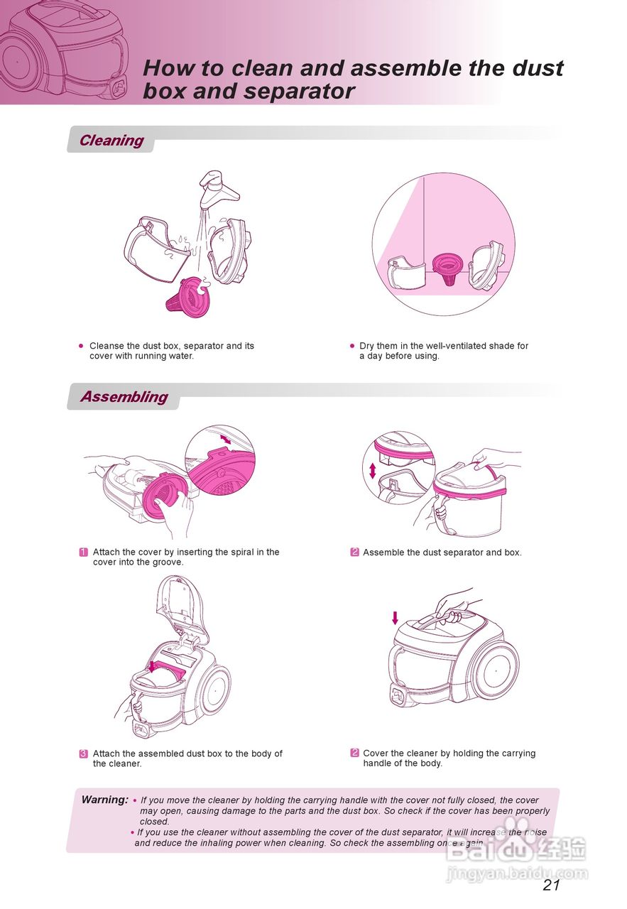 LG V-CE64HTG吸尘器使用说明书:[3]