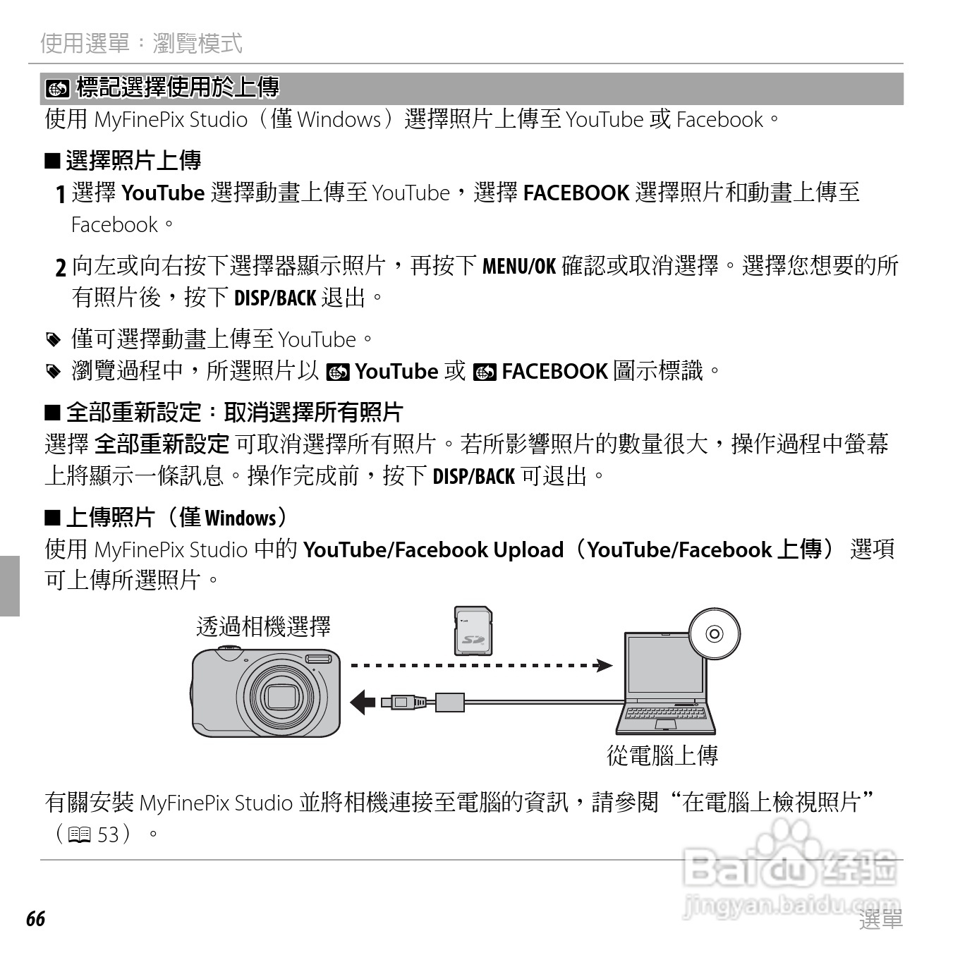 富士FinePix JX300数码相机使用说明书:[8]