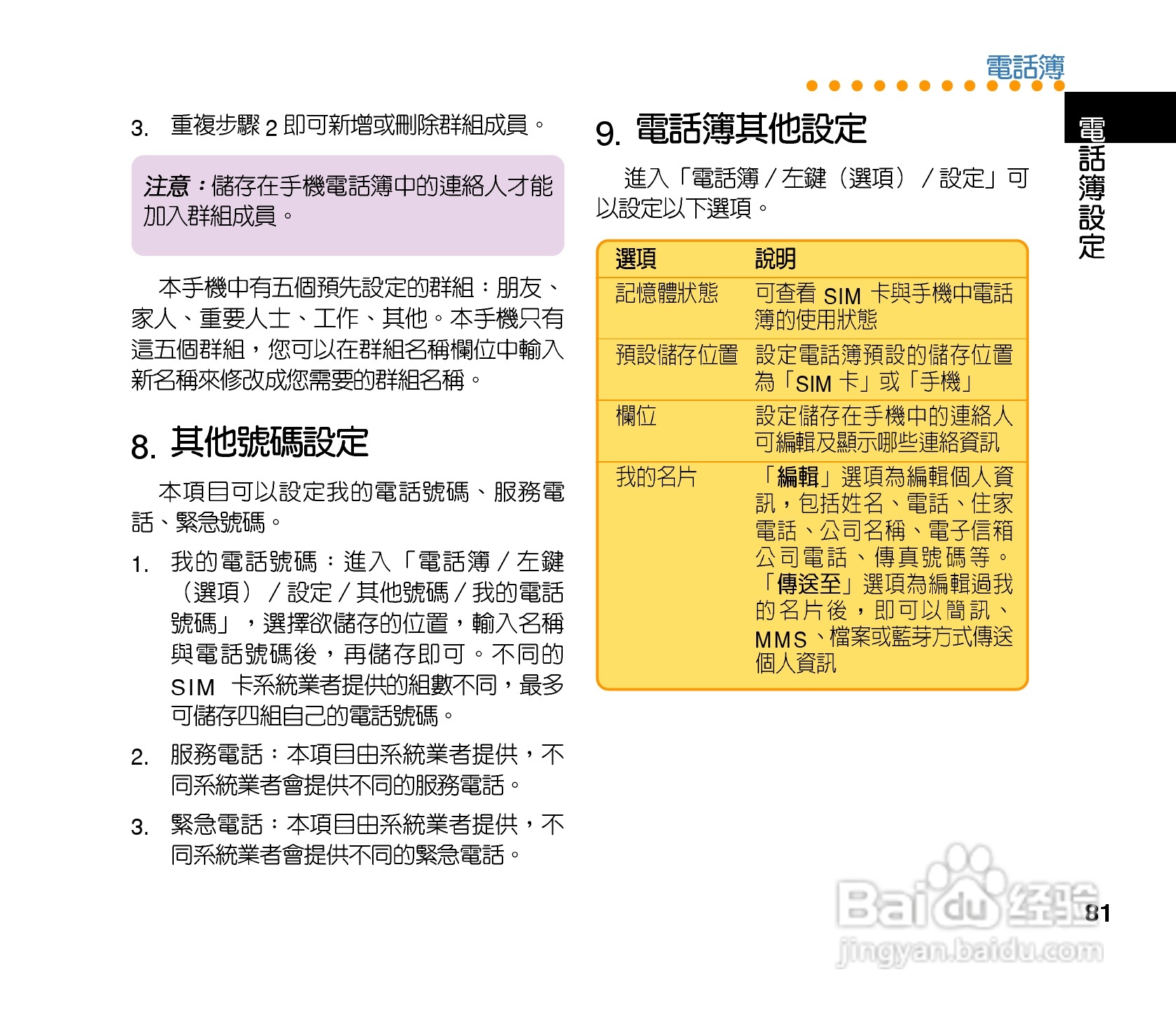 QLAV88手机使用手冊:[9]