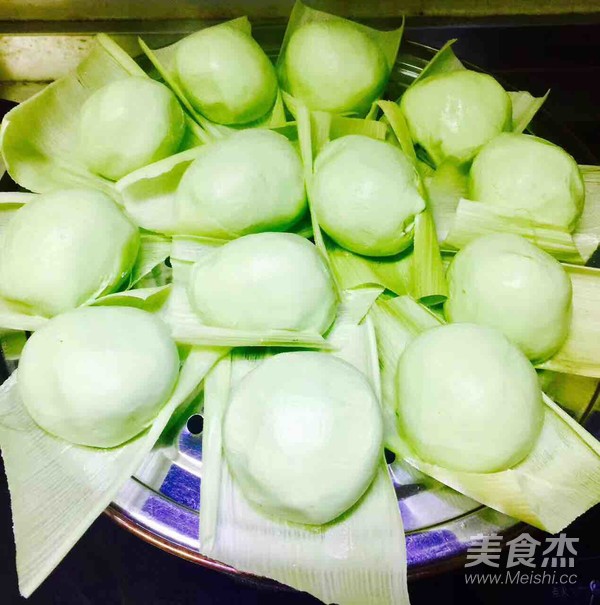 红豆沙青团的做法