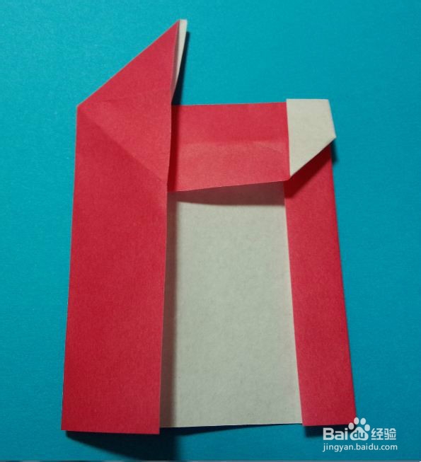 创意折纸如何折滑雪橇的圣诞老人(圣诞节礼物)