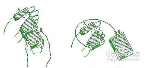 扑克魔术的基本手法之双翻