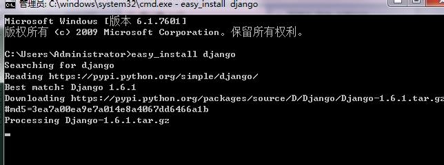 Django教程：[1]windows下安装Django