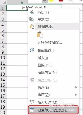 如何在Excel 中制作带斜线的表头