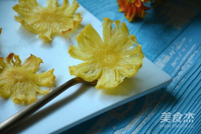 烤菠萝花的做法