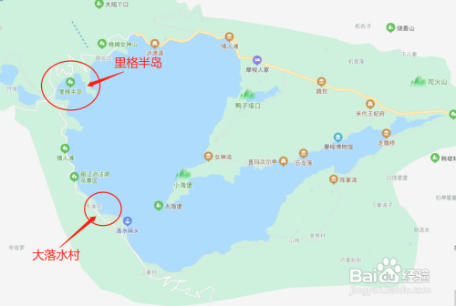泸沽湖位置图片