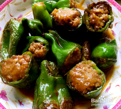 如何做肉酿虎皮青椒
