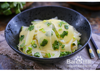 凉拌土豆片的做法