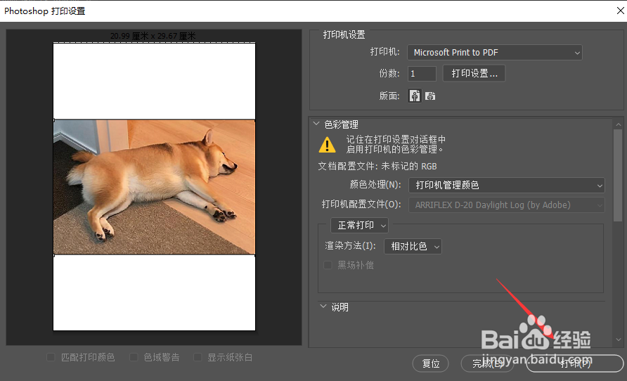 photoshop怎么打印