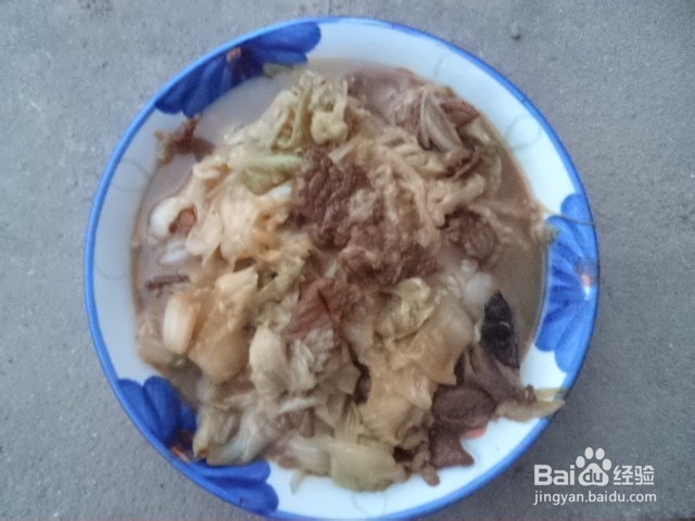 瘦肉炖大白菜