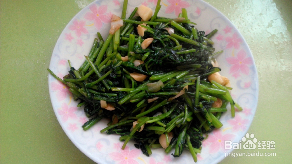 如何清炒茼蒿