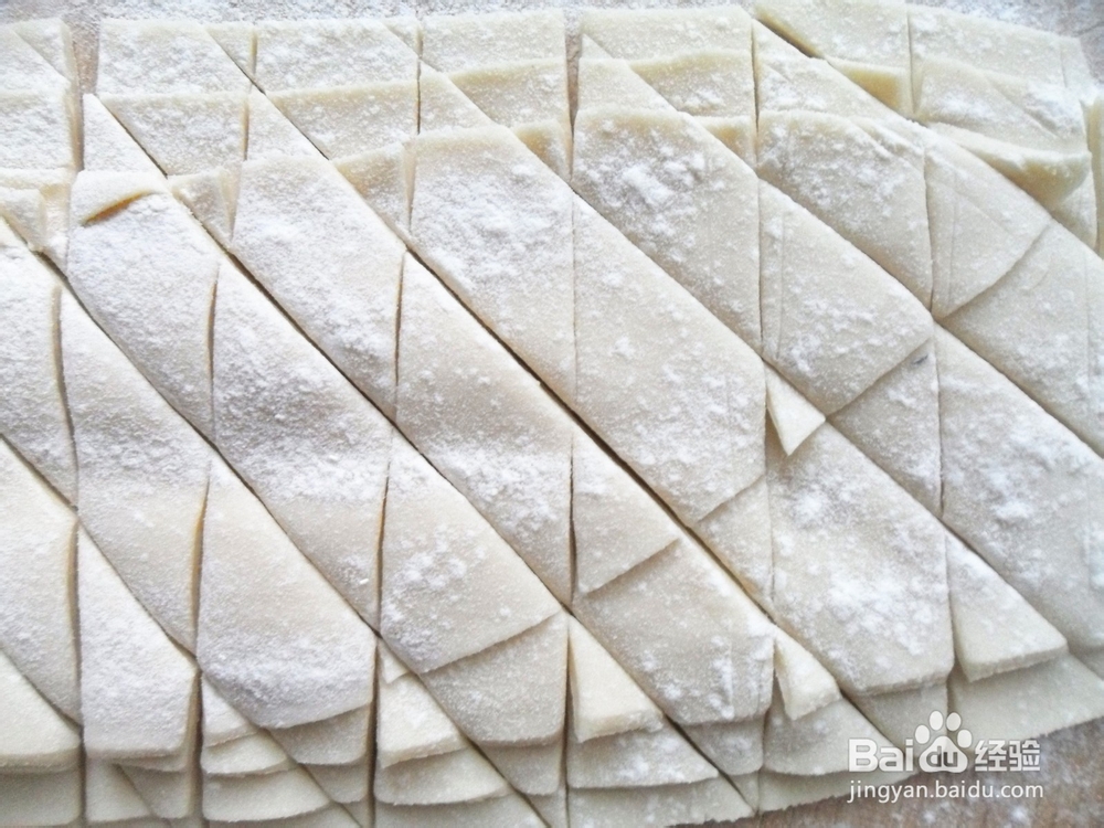初学者怎样擀面条?角叶?