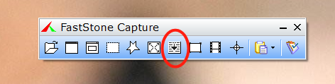 如何用faststone capture 滾屏截圖
