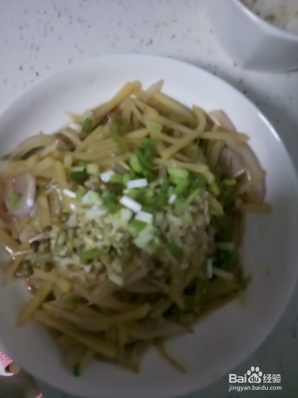 凉拌青椒洋葱土豆丝