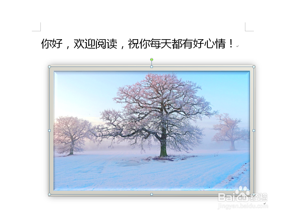 word怎么插入图片及修改图片样式