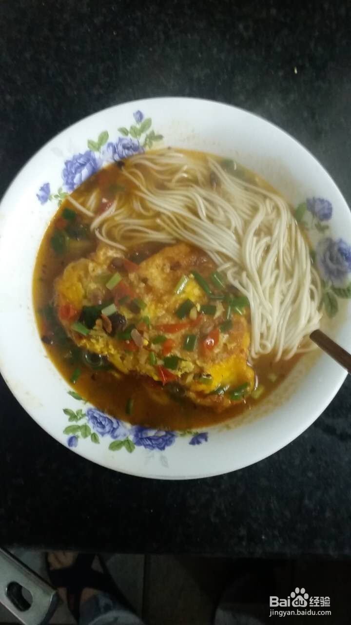 鸡蛋挂面的作法