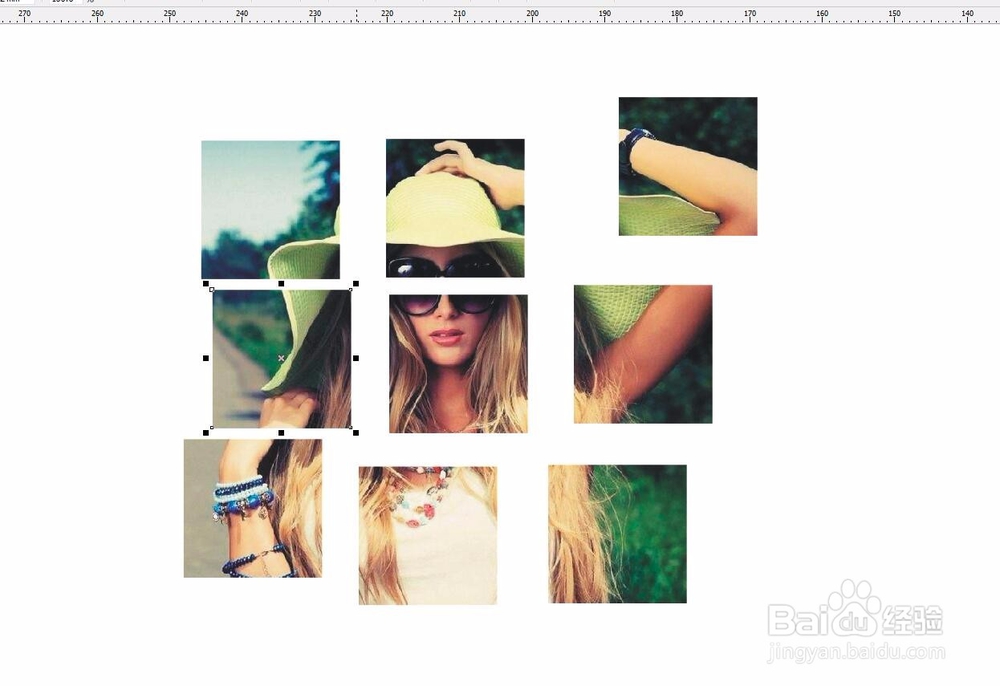 怎样用CDR软件快速制作一张九宫格照片?