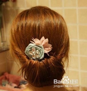 3分钟学会日式淑女盘发