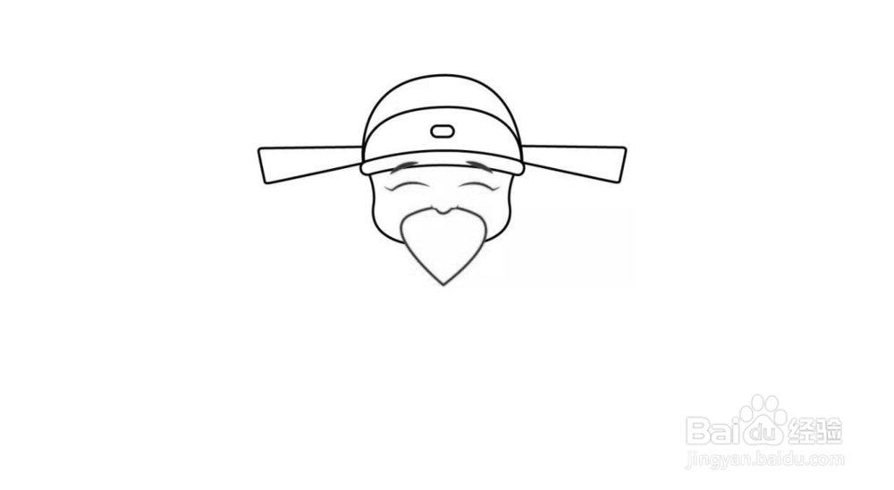 财神简笔画怎么画？