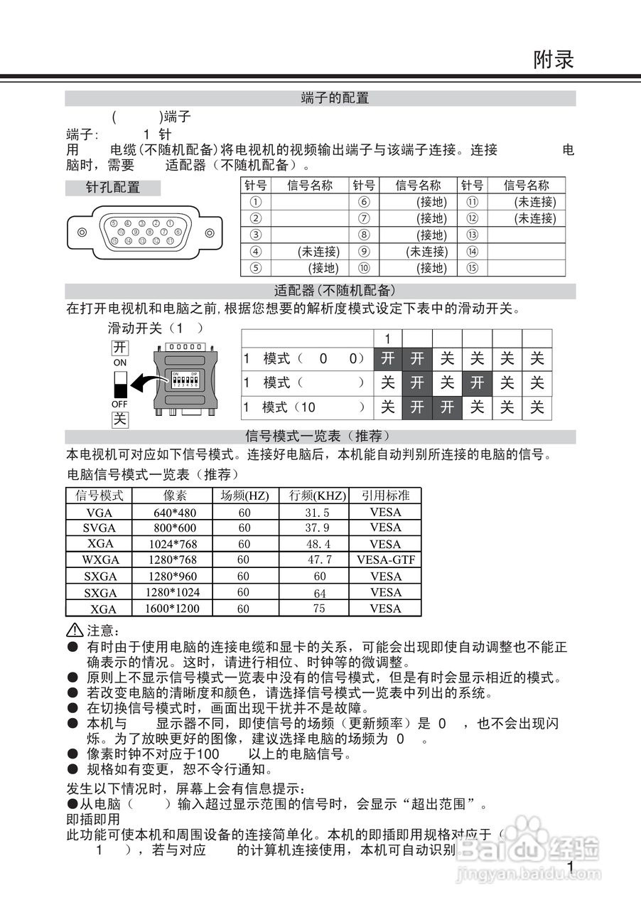 松下液晶电视TH-L19C20C型使用说明书:[5]