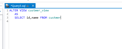 如何使用SQL Database Studio修改视图的定义