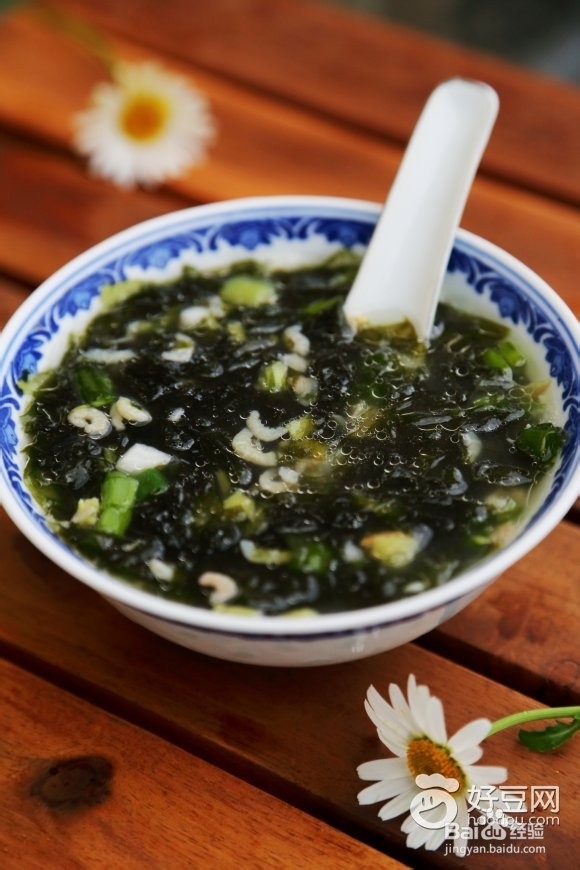 紫菜虾皮汤清热去火 美容养颜 祛痰
