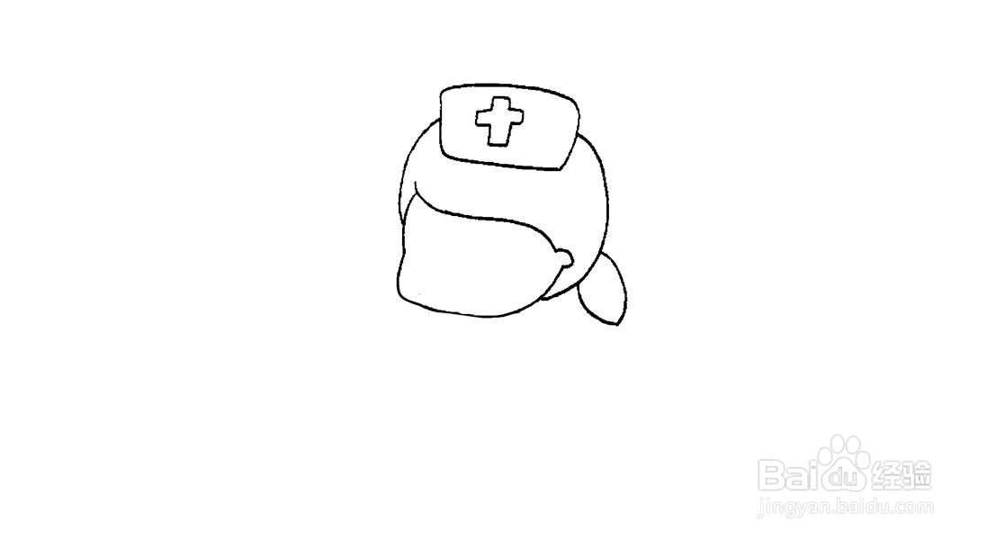 “抗疫”简笔画画法分解