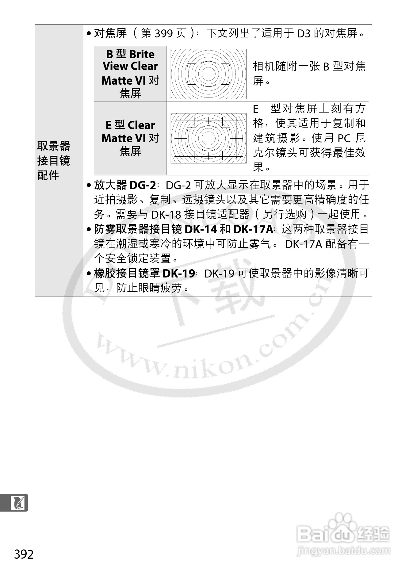 尼康D3数码相机使用说明书:[42]