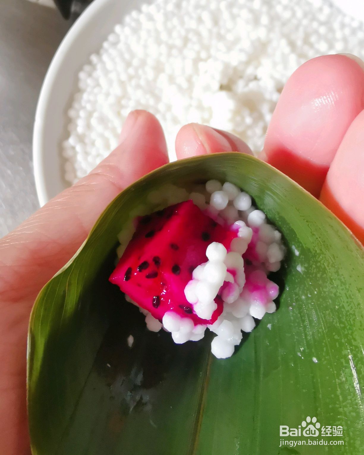 水晶西米粽怎么做