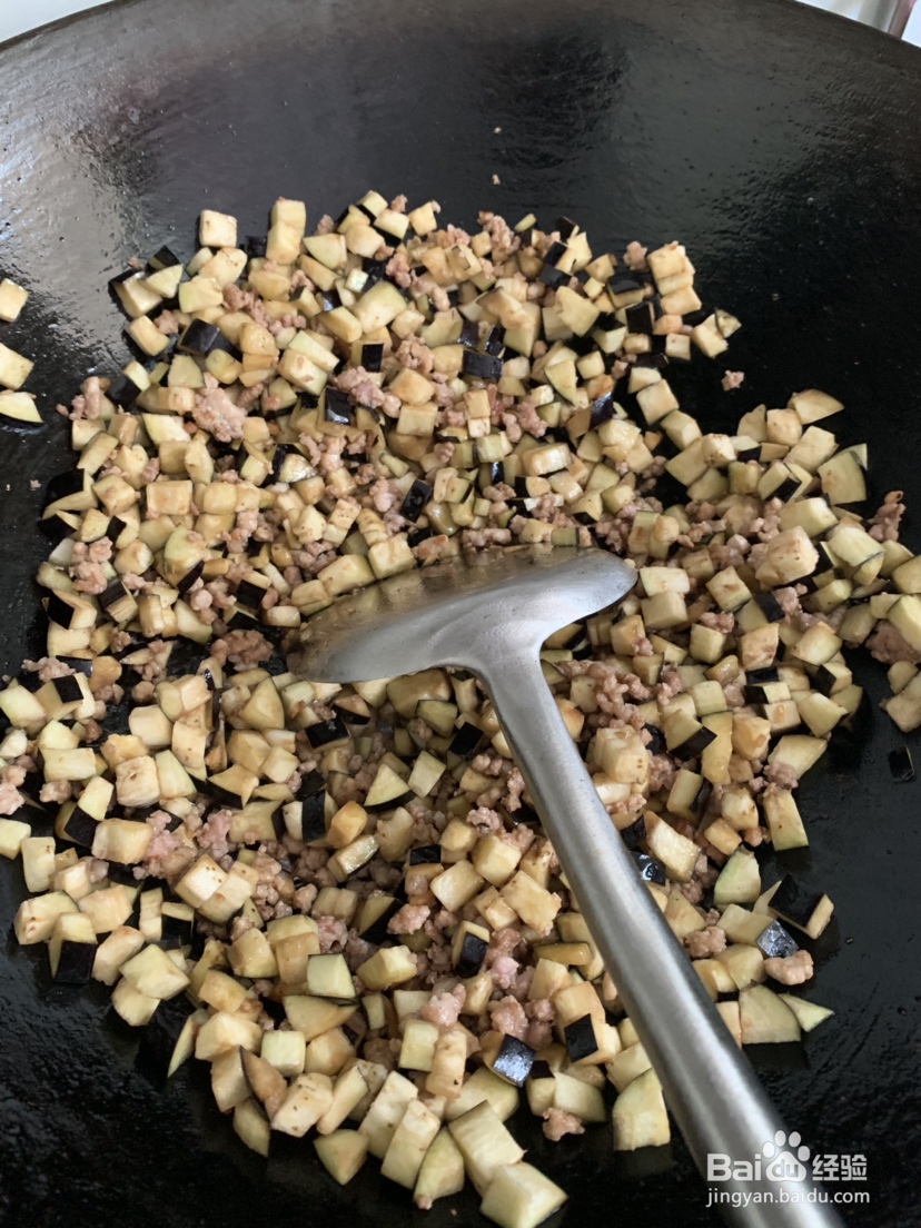 做超简单虾酱茄子肉沫饭的教程