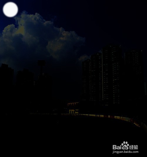 PS提高详细步骤实例 白天变黑夜