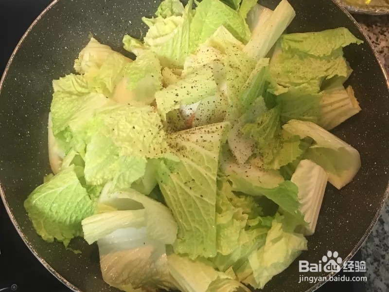 天津油豆腐白菜的做法