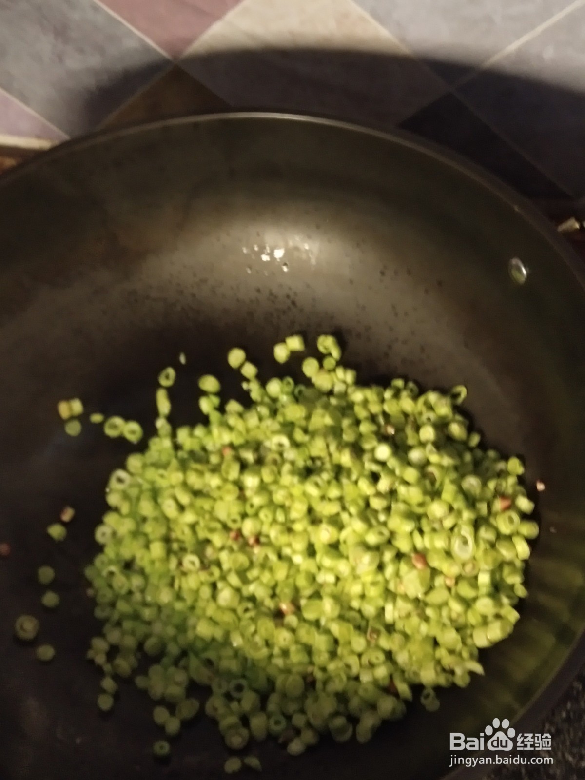 豇豆干菜荞麦饼