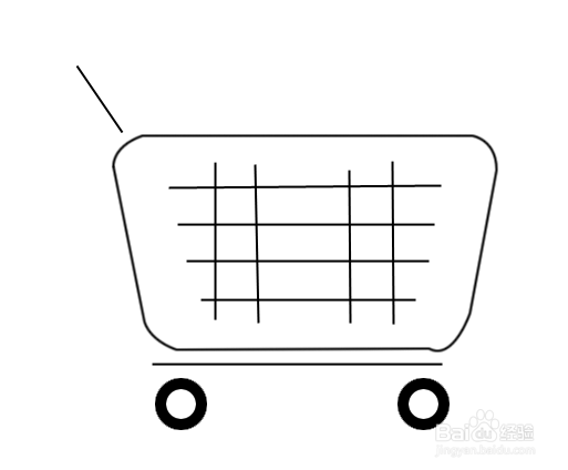 photoshop中怎么制作超市购物车