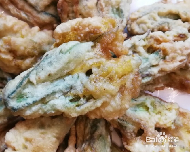 如何做油炸南瓜花