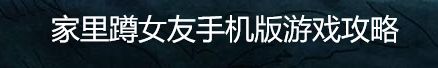 家里蹲女友手机版游戏攻略