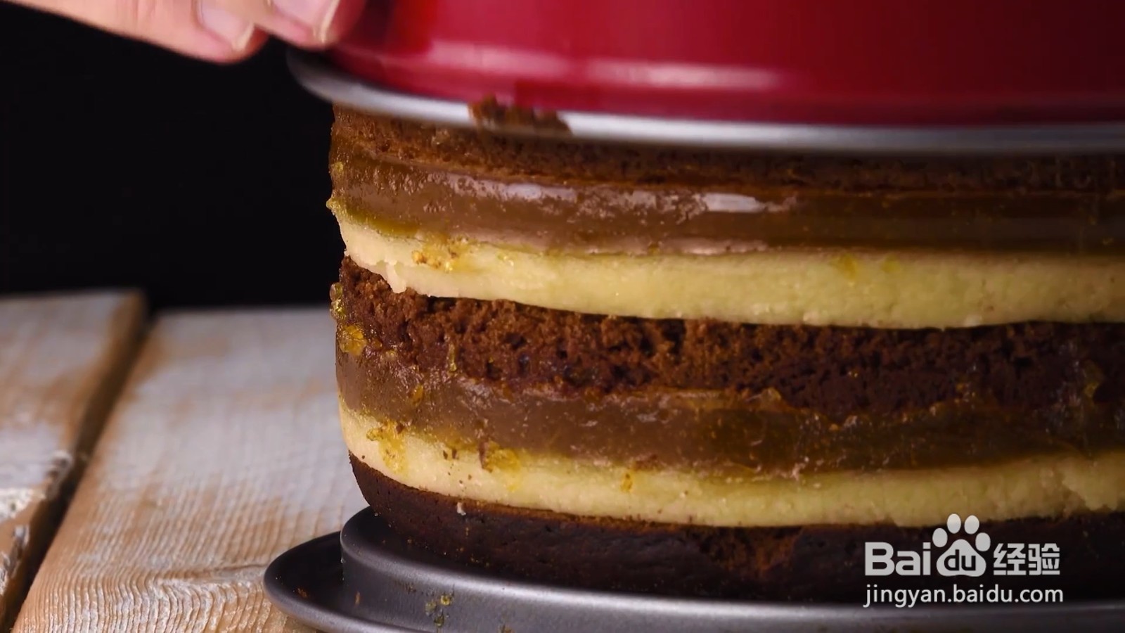 怎么做多米诺巧克力蛋糕