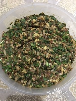养生食补韭菜香菇水饺