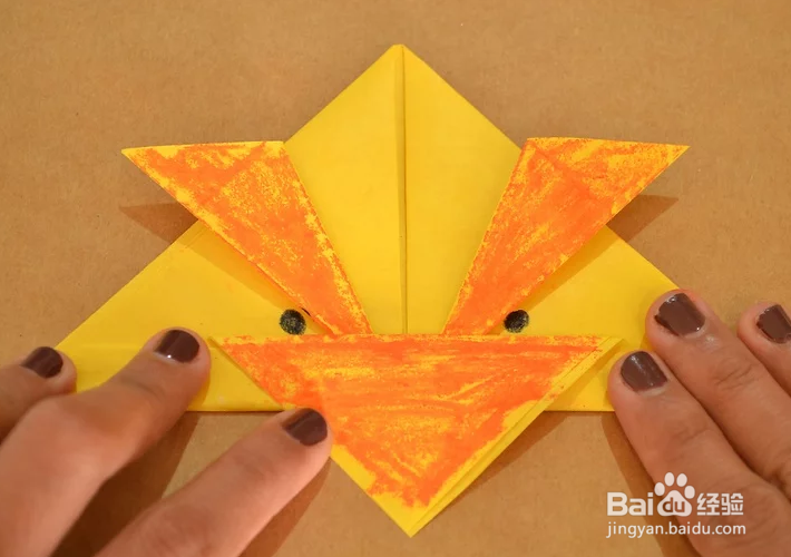 如何制作折纸“愤怒的小鸟”书签