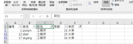 Excel筛选出符合条件的数据的操作方法