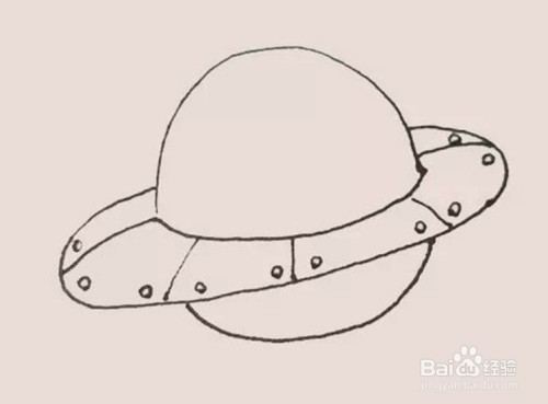 如何教小朋友画外星人ufo的简笔画教程