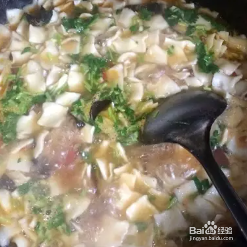 羊肉面片的家常做法