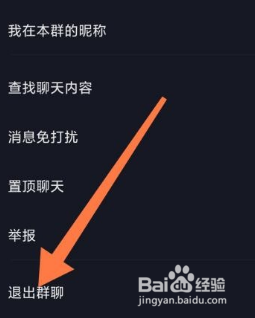 抖音极速版如何退群