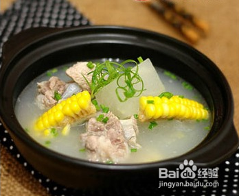 美食DIY，做给心爱的人吃：[3]冬瓜玉米排骨汤