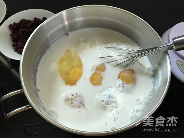 牛奶蔓越莓烤年糕