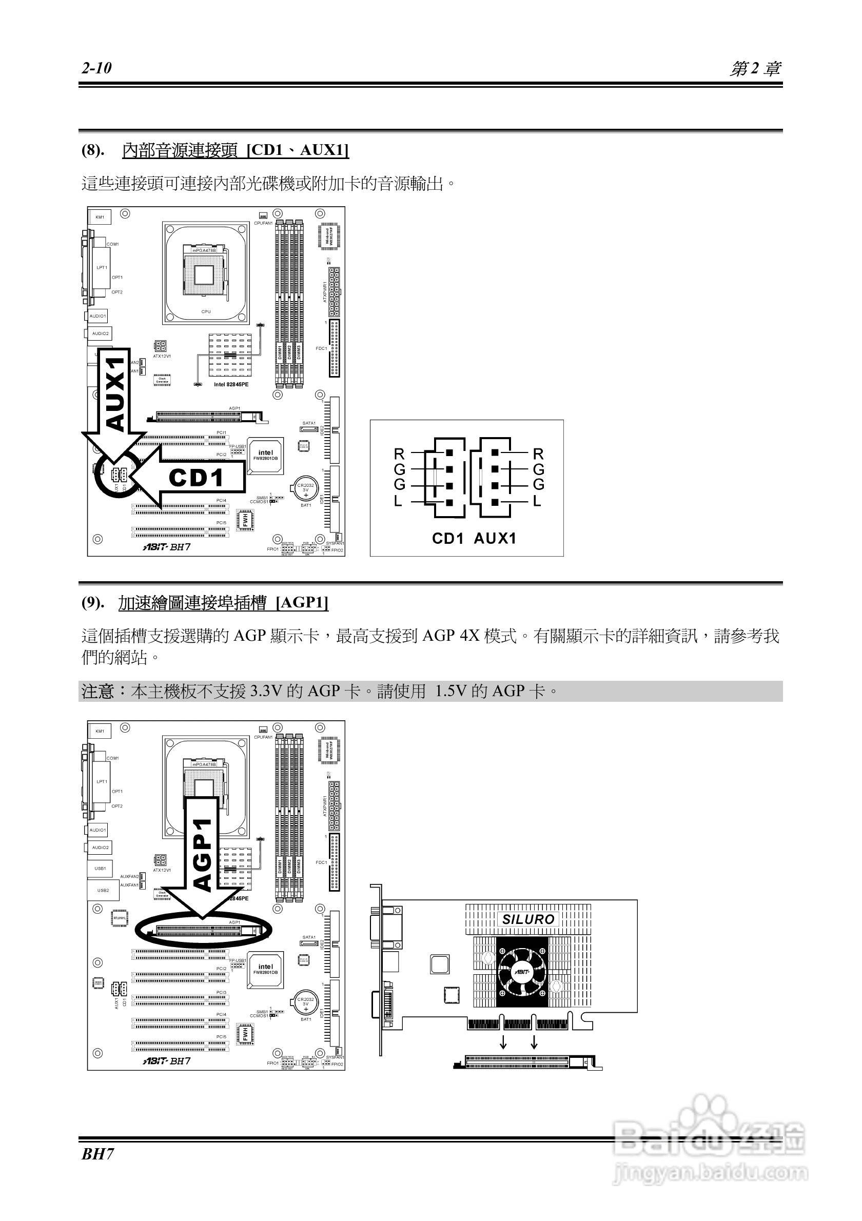 ABIT BH7 Socket478系统主机板使用手册:[2]