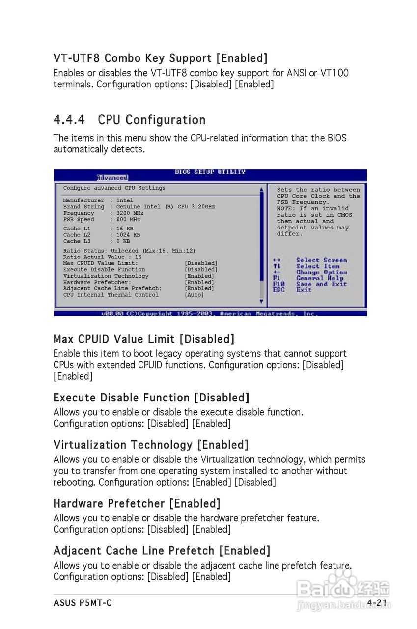 华硕 P5MT-C型主板说明书:[8]