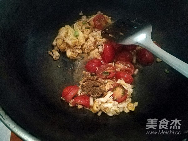 小柿子鸡蛋面片汤